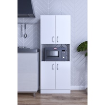 Mokapark Roma Çok Amaçlı Dolap Kapaklı Bölmeli Mutfak Balkon