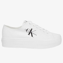 Calvin Klein Jeans Vult Flatform Essential Mono Womens Sneaker Kadın Günlük Spor Ayakkabı Beyaz Beyaz