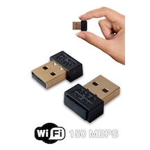 Alfanet W102 Mini İnternet Wifi Adaptörü Nano USB 150 MBPS Masaüstü Bilgisayar Kablosuz Ağ Wi-Fi Alıcısı