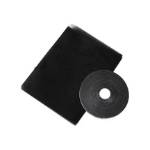 Siyah Anti Sinek Cibinlik Pencere Teli Örgü Yapışkanlı Sivrisinek Böcek Uçan Böcek Net 1.5x2m