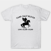Camp Half Blood Long Island Sound Baskılı T-Shirt