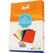 Sarff Cilt Kapağı Plastik Opak A4 450 Mıc Mavi 15201103 Çok Renkli