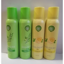 Green Fresh 80 Derece Limon Kolonyası Sprey 150 ML x 2+80 Derece Çay Ağacı Kolonya Sprey 150 ML x 2