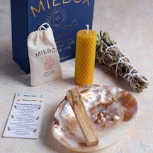 Miebox Make İt Easier Macabeli Enerji Ve Arınma Seti İncili Sedef Deniz Kabuğutütsülük + Palo Santo Tütsü + Bal