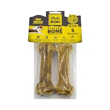Doggie Delibon Gerçek Deriden Pres Kemik, 12 Cmx2pcs., Natural