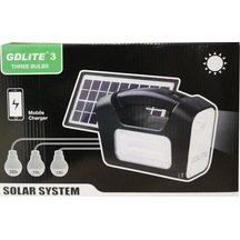 Police Pk-2500 Solarlı Ampullü Fener Siyah