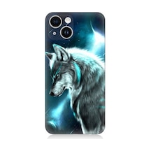 Apple Uyumlu iPhone 13 Mini Kurt Asena Ve Ay Işığı Desenli Silikon Kılıf