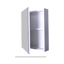 %100 Mdf Aynalı Banyo Üst Dolabı Beyaz