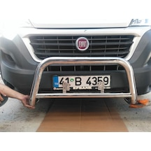 Peugeot Boxer, Citroën Jumper, Fiat Ducato 2006-2025 Önkoruma - Ara Borulu - Kartersiz - Barred A