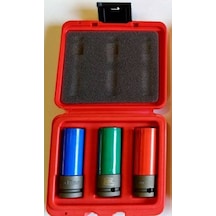 1-2" Darbeli Lokma Seti 17.19.21 Mm Plastik Kaplı