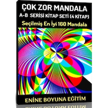 A Ve B Serisi - Çok Zor Mandala Kitap Seti (4 Kitap)