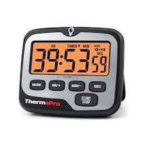 Thermopro Tm01 Dijital Mutfak Zamanlayıcısı, Geri Sayım Ve Kronometre, Ayarlanabilir Sesli Alarm Ve Geniş Arkadan A