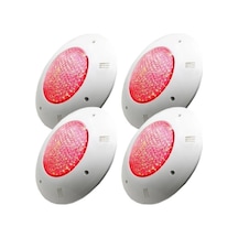 4 Adet 30 Watt Led Kırmızı Sıva Üstü Havuz Lambası Tenda