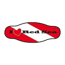 BestDivers Maske Arkalığı Red Sea Neopren Siyah