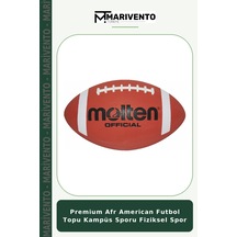 Premium Afr American Futbol Topu Kampüs Sporu Fiziksel Spor Çok Renkli