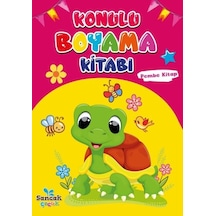 Konulu Boyama Kitabı - Pembe Kitap- Sancak Çocuk