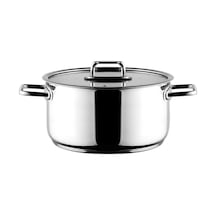 Aryıldız Colombus Metal Kulp Cam Kapak Derin Tencere - 26 Cm