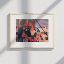 Leonardo Dicaprio & Kate Wins Titanic 20x30 Cm El İmzalı Fotoğraf