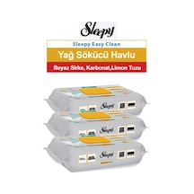 Sleepy Easy Clean Yağ Çöüzücü Havlu 30'lu 3 Paket Diğer