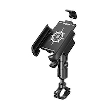 Joyhub Bisiklet Telefon Tutacağı 360 Derece Dönüşlü Alüminyum Siyah Yok Havalandırma