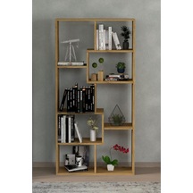 Zebra Dekoratif Kitaplık Çam Çam