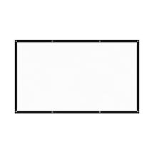 Yunboo "h120 Taşınabilir 120 İnç Projeksiyon Perdesi - Hd 16:9, Ev Sineması Ve Ofis İçin"