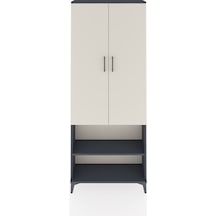 Arges Dolap 3 Raflı 2 Kapaklı Tek Askılı 88x30x221 Antrasit-aytaşı Antrasit Arges Dolap 3 Raflı 2 Kapaklı Tek Askılı 88x30x221 Antrasit-aytaşı Antrasit