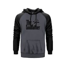 The Godfather Distorted Gri Reglan Kol Unisex Sweatshirt Hoodie Gri