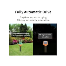 2 Adet Köstebekler, Bahçe Yard İçin Dahili Led Işıklı 2'si 1