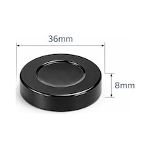 Star Akrilik Tavla Pulu 36 Mm 8 Mm Kalınlık Siyah & Krem Büyük Boy Tavlalar İçin Uyumlu Dayanıklı & Çizilmez Premium Tavla Pulları