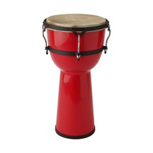 Nemesis Fiberglass Tam Boy Profesyonel Djembe Kırmızı