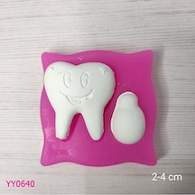 Yy0640 Yanları Yıldızlı Diş Silikon Kalıp