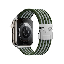 Apple Uyumlu  Watch 42mm Zore Krd-133 Naylon Kumaş Hasır Örgülü Kordon