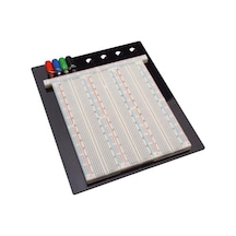 3 Lü Büyük Boy Breadboard 2390 Delik Beyaz Born Klemensli 2,54 Header Uyumlu