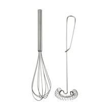 Idealısk Çırpıcı Paslanmaz Çelik Çırpıcı Set 2'li Gri