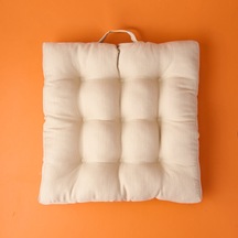 Soft Traum Sandalye Minderi - Bej - 45x45 Cm Renkli