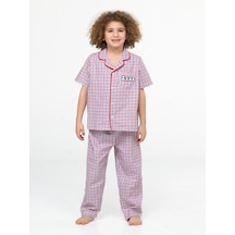 Casabony Zzzz Pamuklu Dokuma Ekose Pijama Takım-ekose Çok Renkli