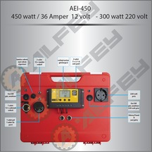 450 Watt / 12 Volt - 220 Volt Tam Sinüs Enerji Çantası