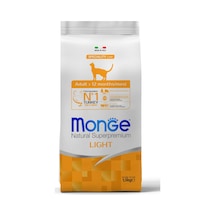 Monge Adult Light Hindili Yetişkin Diyet Kedi Maması 1,5 Kg
