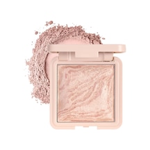 Cosmetics Marble Baked Blusher Fırınlanmış Allık & Aydınlatıcı - 01 Moondust Çok Renkli