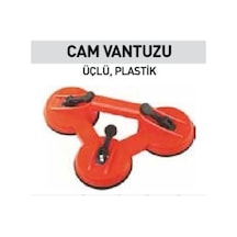 15011 Üçlü Plastik Cam Vantuzu