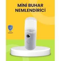 Hubrendy Tekno Kablosuz Şarjlı Buharlı Nemlendirici Enerji Tasarruflu Taşınabilir Cilt Bakım Cihaz