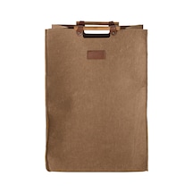 Dodie Keçe Çamaşır Sepeti Koyu Bej 29.5x37.5x52.5 Çok Renkli