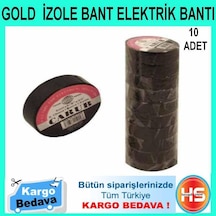 Gold İzole Elektrik Bantı 10 Adet N11.184