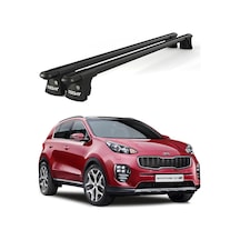 Trio-ıı Kia Sportage 2014 Ve Sonrası Uyumlu Siyah Kilitli Ara Atkı 120cm Port Bagaj Tavan Barı