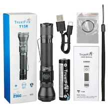 Trustfire T15r Fener 2350 Lümen Siyah