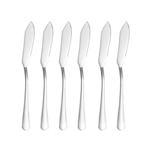 1010 Çelik 6 Adet Silver Renk Sofra Balık Kesme Bıçağı Cin742by-6 Diğer