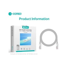 15 Metre Cat7 Ethernet Kablosu 10gbps 600mhz Slim İnce Rj45 Yüksek Hızlı İnternet Modem Kablosu