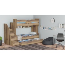 2Aevmoduler Mdf 3 Kişilik Ranza 1.Kalite