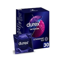 30 Adet Ekstra Uyarıcı Jelli Tırtıklı Prezervatif, Durex Kalitesinde